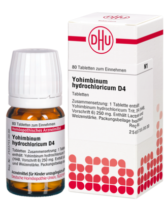 YOHIMBINUM HYDROCHLORICUM D 4 Tabletten