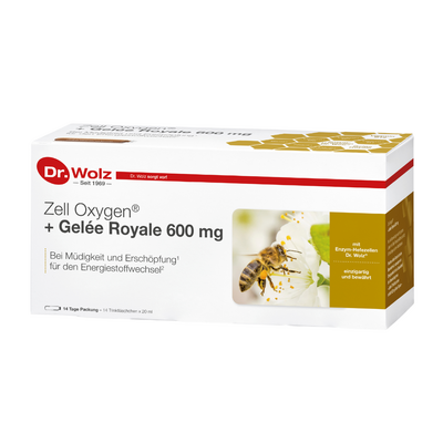 ZELL OXYGEN+Gelee Royale 600 mg Trinkampullen