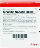 SINUSITIS Nosode Injeel Ampullen