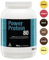 POWER PROTEIN 80 Erdbeer Pulver