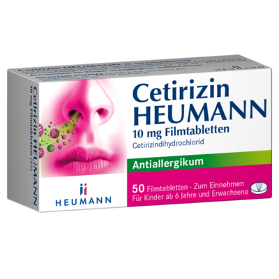 CETIRIZIN Heumann 10 mg Filmtabletten