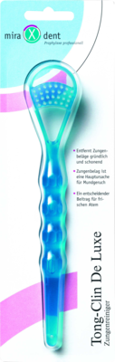 MIRADENT Zungenreiniger Tong-Clin de L.blau trans.