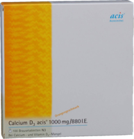 CALCIUM D3 acis 1000 mg/880 I.E. Brausetabletten