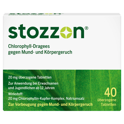 STOZZON Chlorophyll überzogene Tabletten
