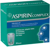 ASPIRIN COMPLEX Btl.m.Gran.z.Herst.e.Susp.z.Einn.