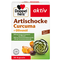 DOPPELHERZ Artischocke+Olivenöl+Curcuma Kapseln