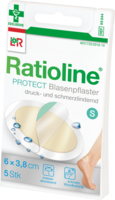 RATIOLINE protect Blasenpflaster 3,8x6 cm klein