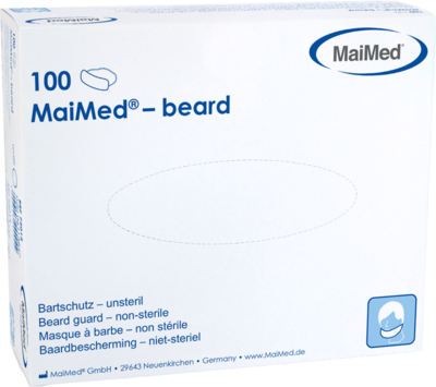 MAIMED Beard Bartschutz aus Vlies weiß