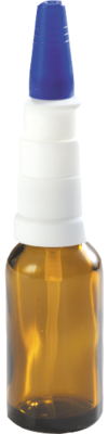 NASENSPRAY Pumpzerstäuber auf 20 ml Braunglasfla.