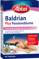 ABTEI Baldrian plus Passionsblume überz.Tabl.