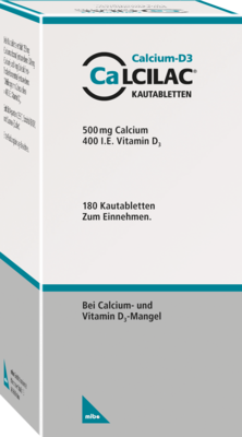 CALCILAC Kautabletten 500 mg/400 I.E.