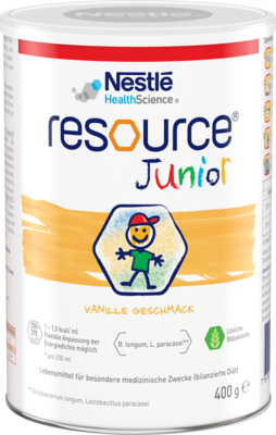 RESOURCE Junior Vanille-Geschmack Pulver