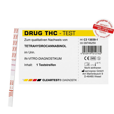 CLEARTEST Drogentest THC Teststreifen
