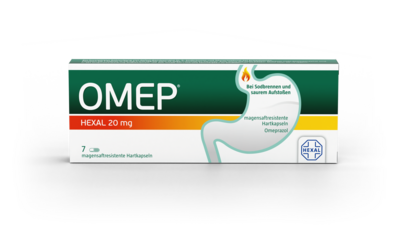 OMEP HEXAL 20 mg magensaftresistente Hartkapseln