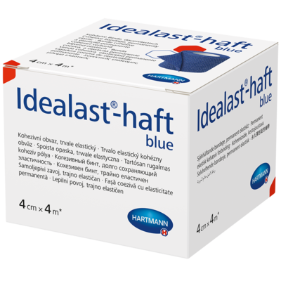 IDEALAST-haft color Binde 4 cmx4 m blau
