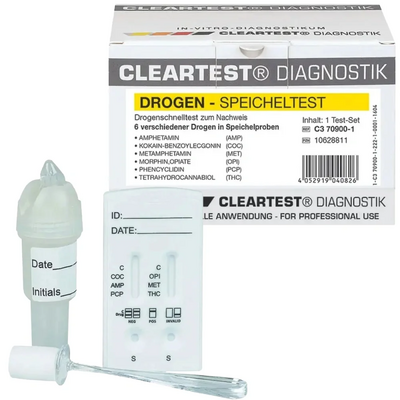 CLEARTEST Drogen-Speicheltest 6fach