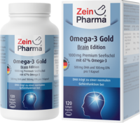 OMEGA-3 GOLD Gehirn DHA 500mg/EPA 100mg Softgelkap