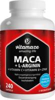 MACA 4:1 hochdosiert+L-Arginin Kapseln