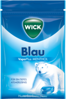 WICK BLAU Menthol Bonbons m.Zucker Beutel