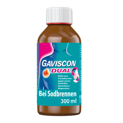 GAVISCON Dual 500mg/213mg/325mg Suspension z.Einn.