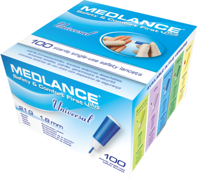 MEDLANCE plus Universal Sicherheitslanz.21 G 1,8mm