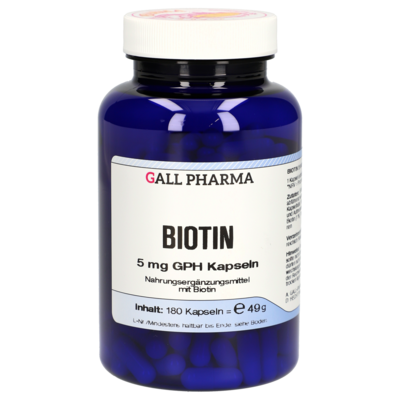 BIOTIN 5 mg GPH Kapseln