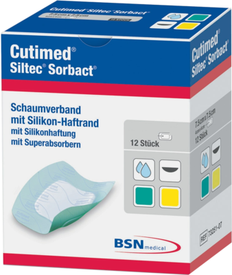 CUTIMED Siltec Sorbact B PU-Verb.10x10cm