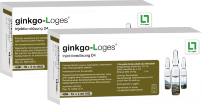 GINKGO-LOGES Injektionslösung D 4 Amp.