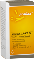 PROSAN Vitamin D3+K2-Öl