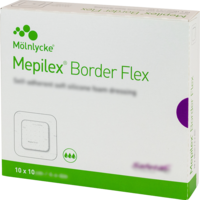 MEPILEX Border Flex Schaumverb.haft.10x10 cm