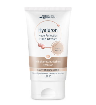 HYALURON NUDE Perfect.Fluid getönt hell.HT LSF 20