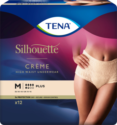 TENA SILHOUETTE plus M creme Inkontinenz Pants