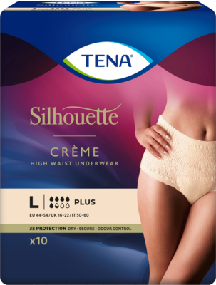 TENA SILHOUETTE plus L creme Inkontinenz Pants