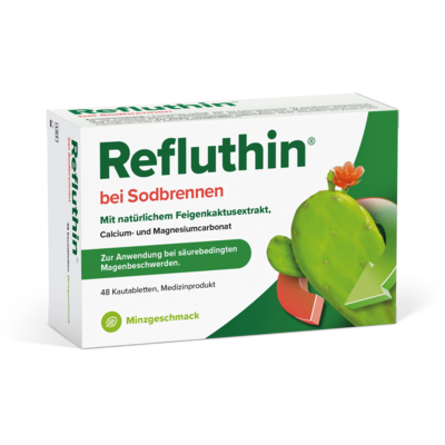 REFLUTHIN bei Sodbrennen Kautabletten Minze