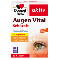 DOPPELHERZ Augen Vital Sehkraft aktiv Kapseln