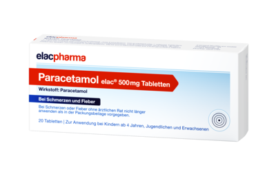 PARACETAMOL elac 500 mg Tabletten