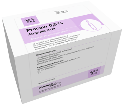 PROCAIN pharmarissano Ampulle 0,5% 2 ml Inj.-Lsg.