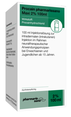 PROCAIN pharmarissano Injektionsflasche 2% 100 ml