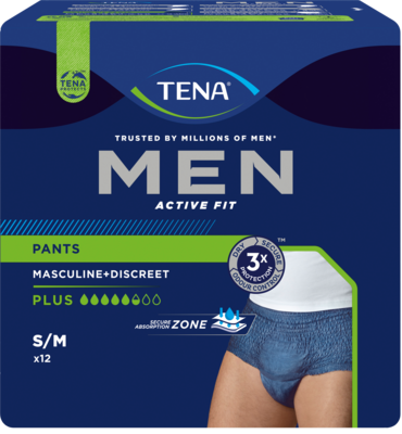 TENA MEN Act.Fit Inkontinenz Pants plus S/M blau