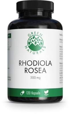 GREEN NATURALS Rhodiola rosea 500 mg hochdos.Kaps.