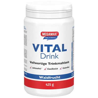 MEGAMAX Vital Drink Waldfrucht Pulver