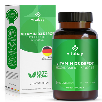 VITAMIN D3 DEPOT 50.000 I.E. Cholecalcifer.veg.Tab