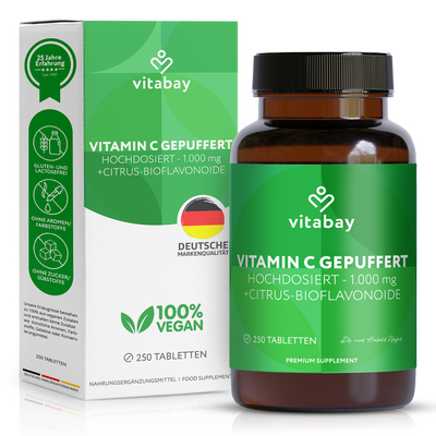 VITAMIN C+BIOFLAVONOIDE 1000 mg vegan hochdosiert