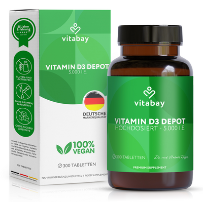VITAMIN D3 DEPOT 5000 I.E. Cholecalciferol Tabl.
