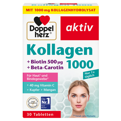 DOPPELHERZ Kollagen 1000 Tabletten