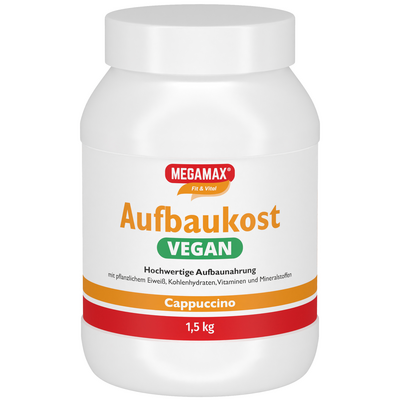 AUFBAUKOST vegan Cappuccino Megamax Pulver