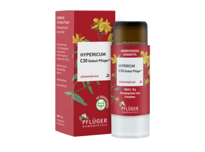 HYPERICUM C 30 Globuli Pflüger Globulispender