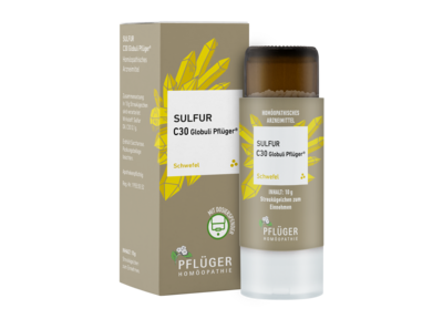 SULFUR C 30 Globuli Pflüger Globulispender