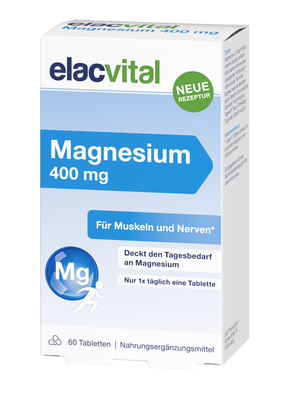 ELACVITAL Magnesium 400 mg Filmtabletten