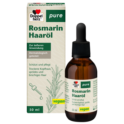 DOPPELHERZ Rosmarin Haaröl pure